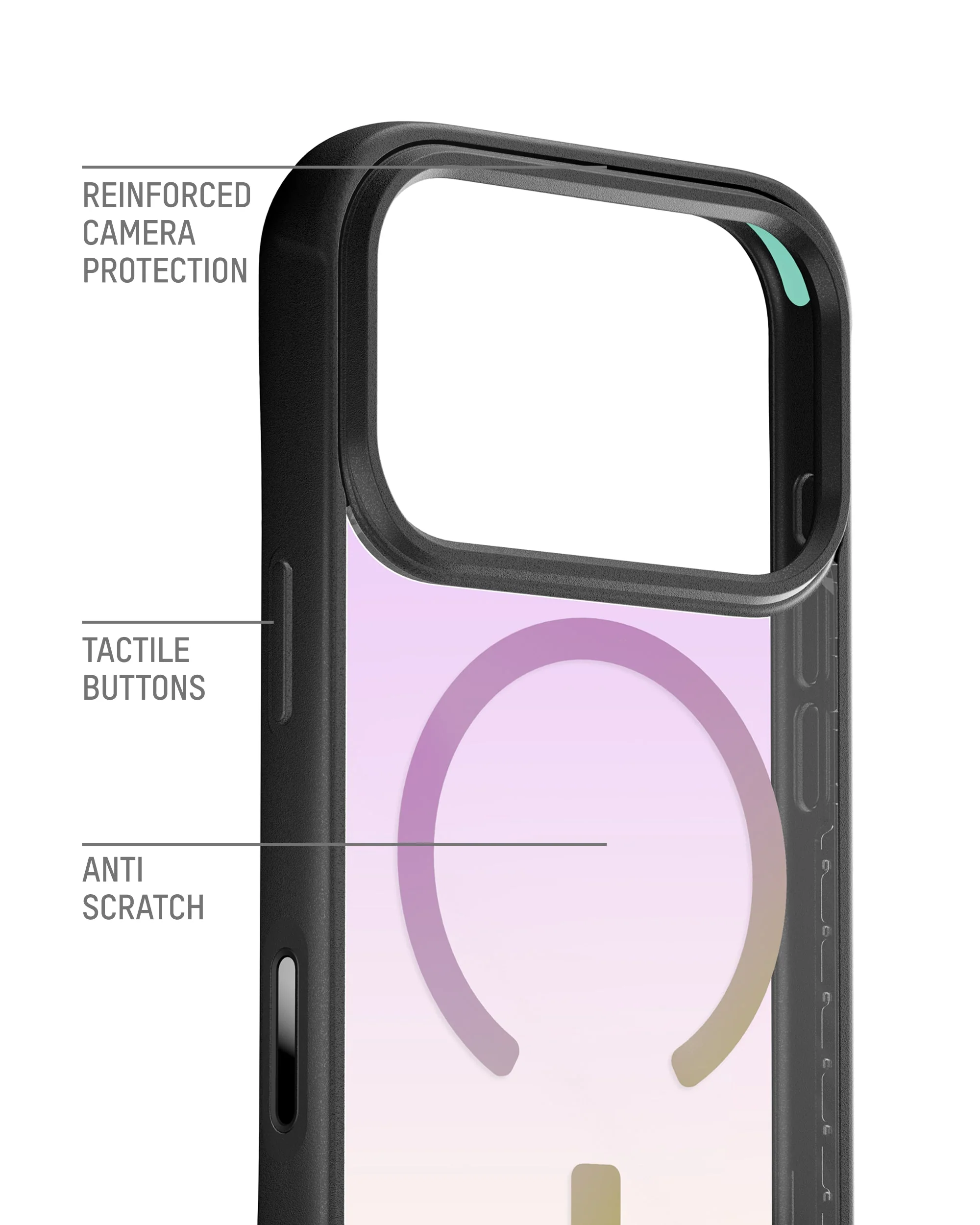 Protective Clear Iridescent Phone Case - Clarity MagSafe - Image 5