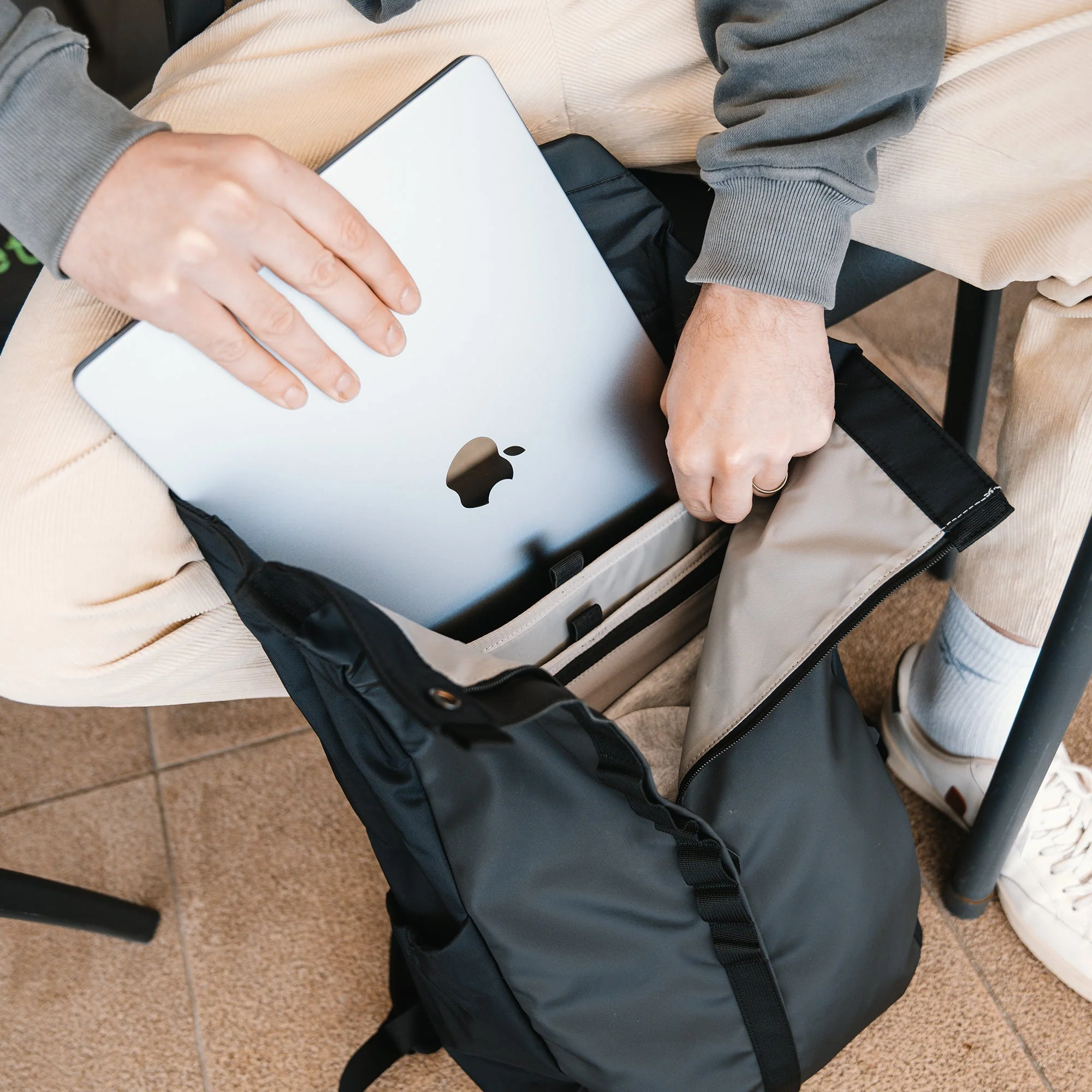 Flap Backpack with AiroFoam® - Midnight - Image 5