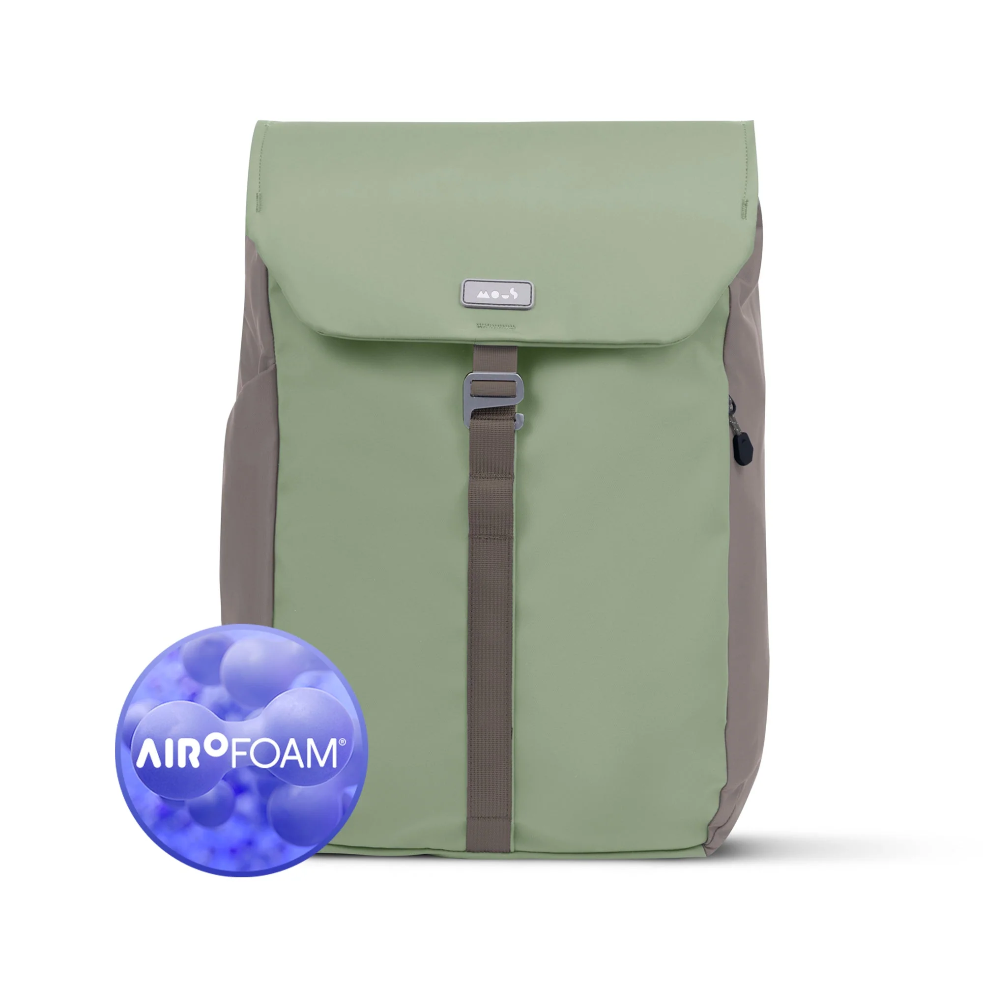 Flap Backpack with AiroFoam® - Sage - Image 7