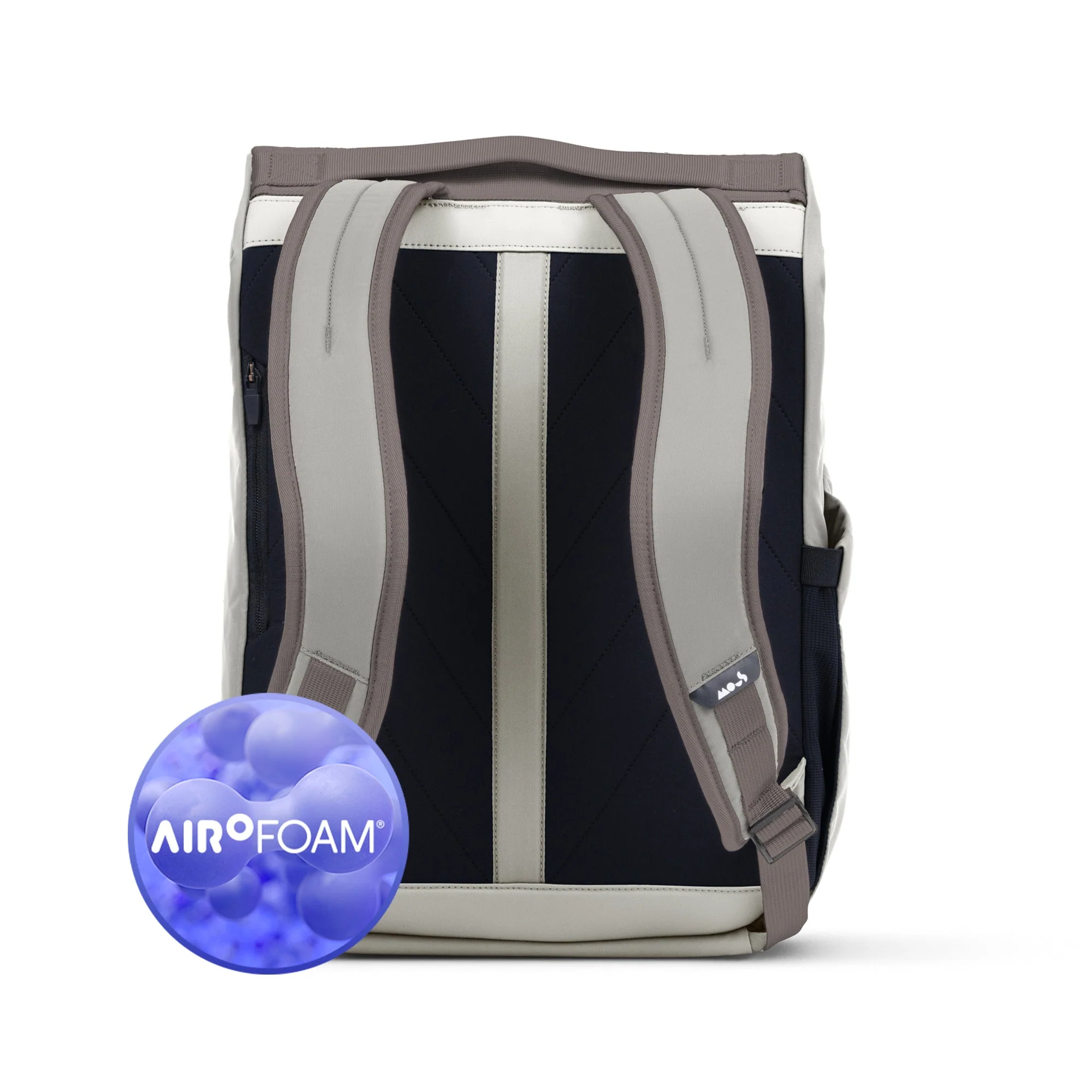 Flap Backpack with AiroFoam® - Stone - Image 4