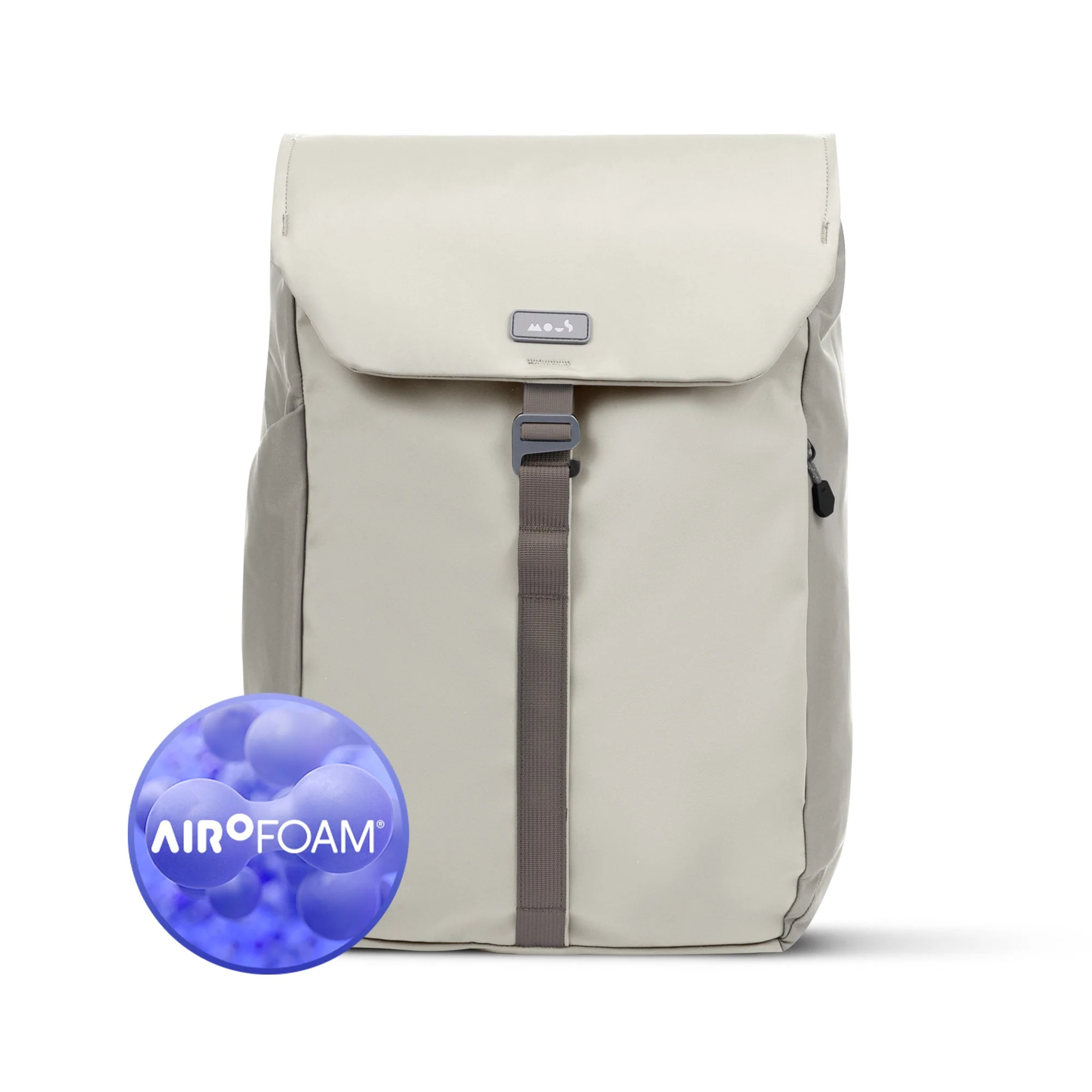 Flap Backpack with AiroFoam® - Stone - Image 7