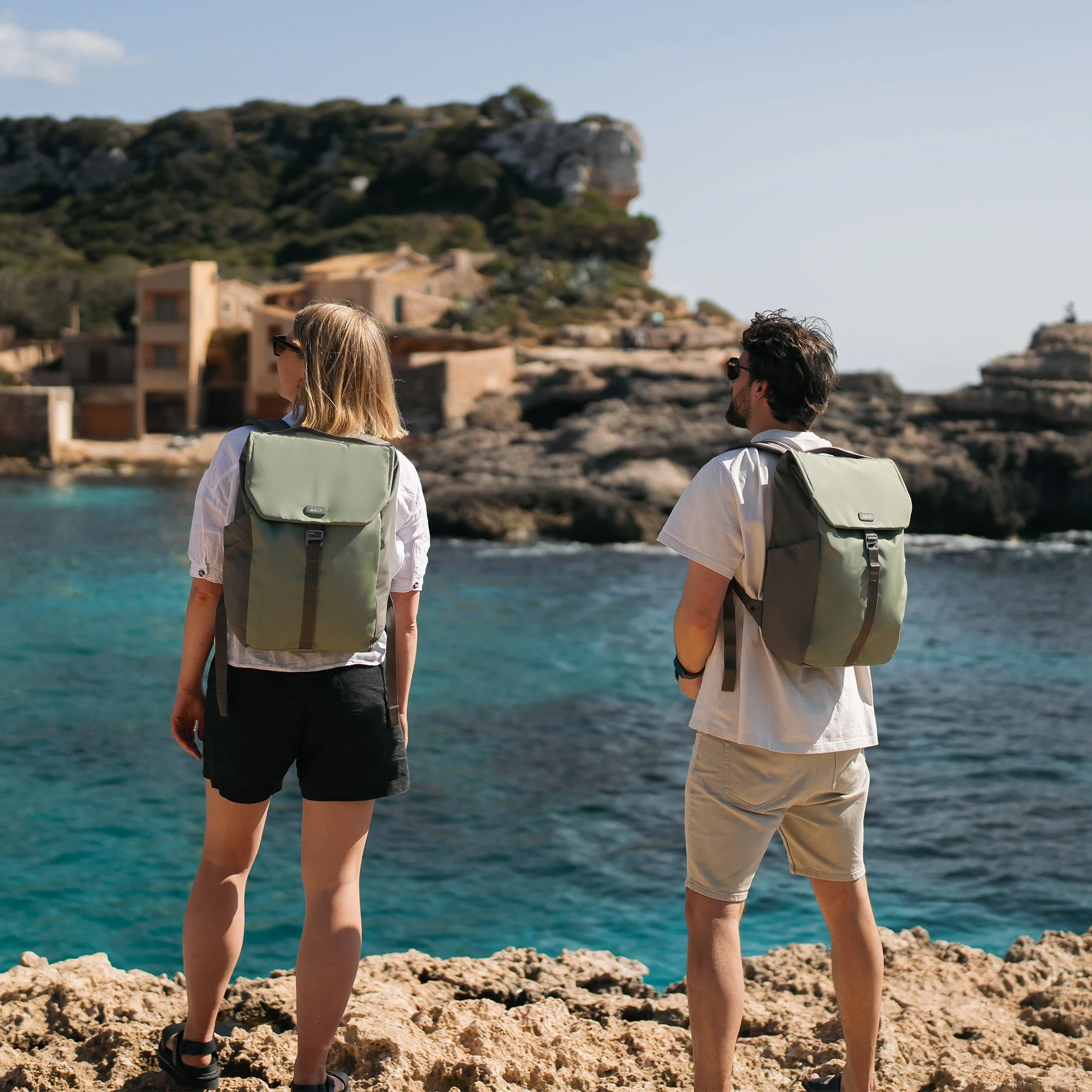 Flap Backpack – Sage - Image 5