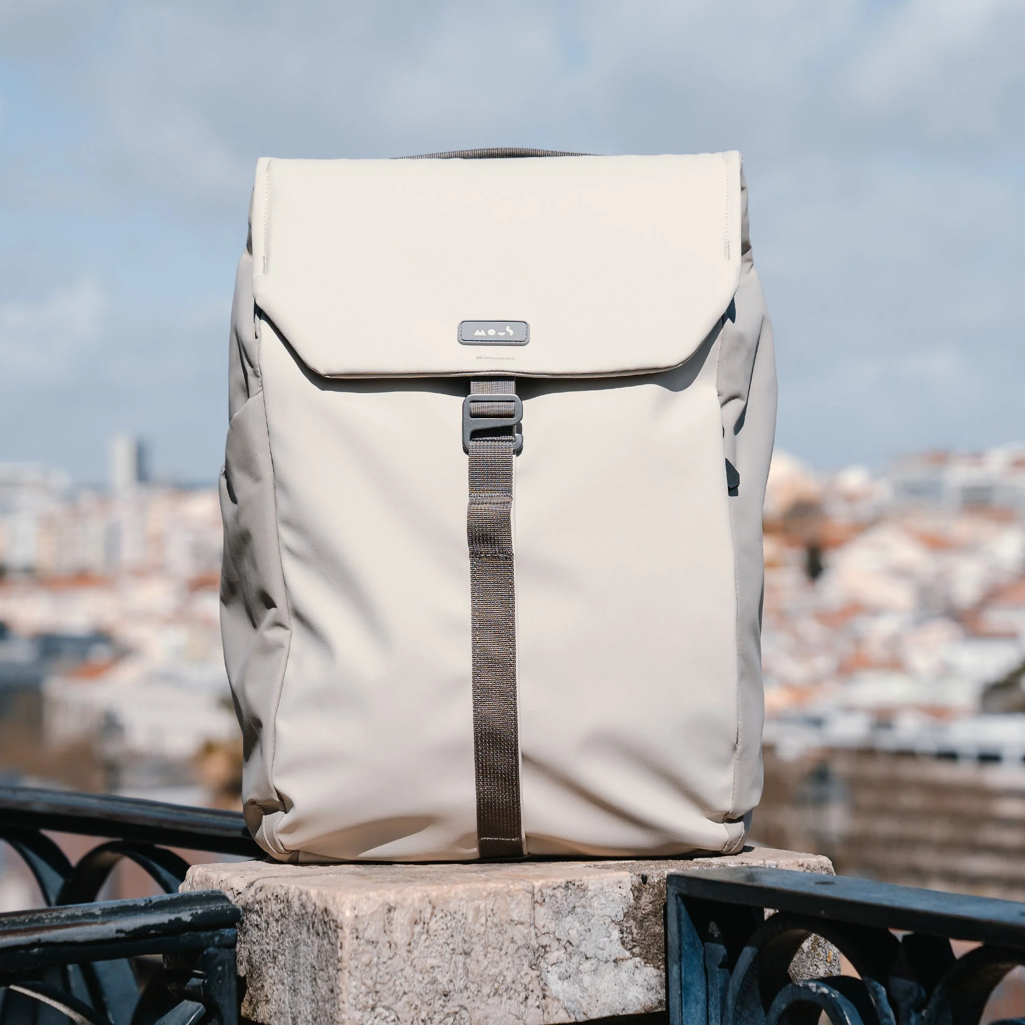 Flap Backpack – Stone - Image 6