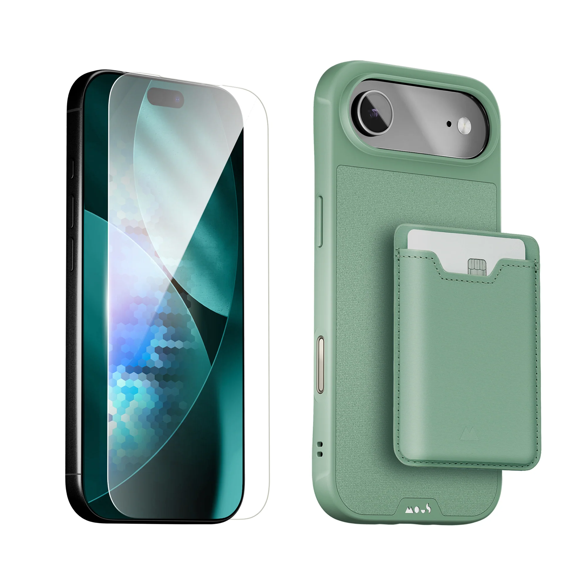 Sage Protective Case, Screen Protector and Card Wallet - Apple Starter Kit - Image 11