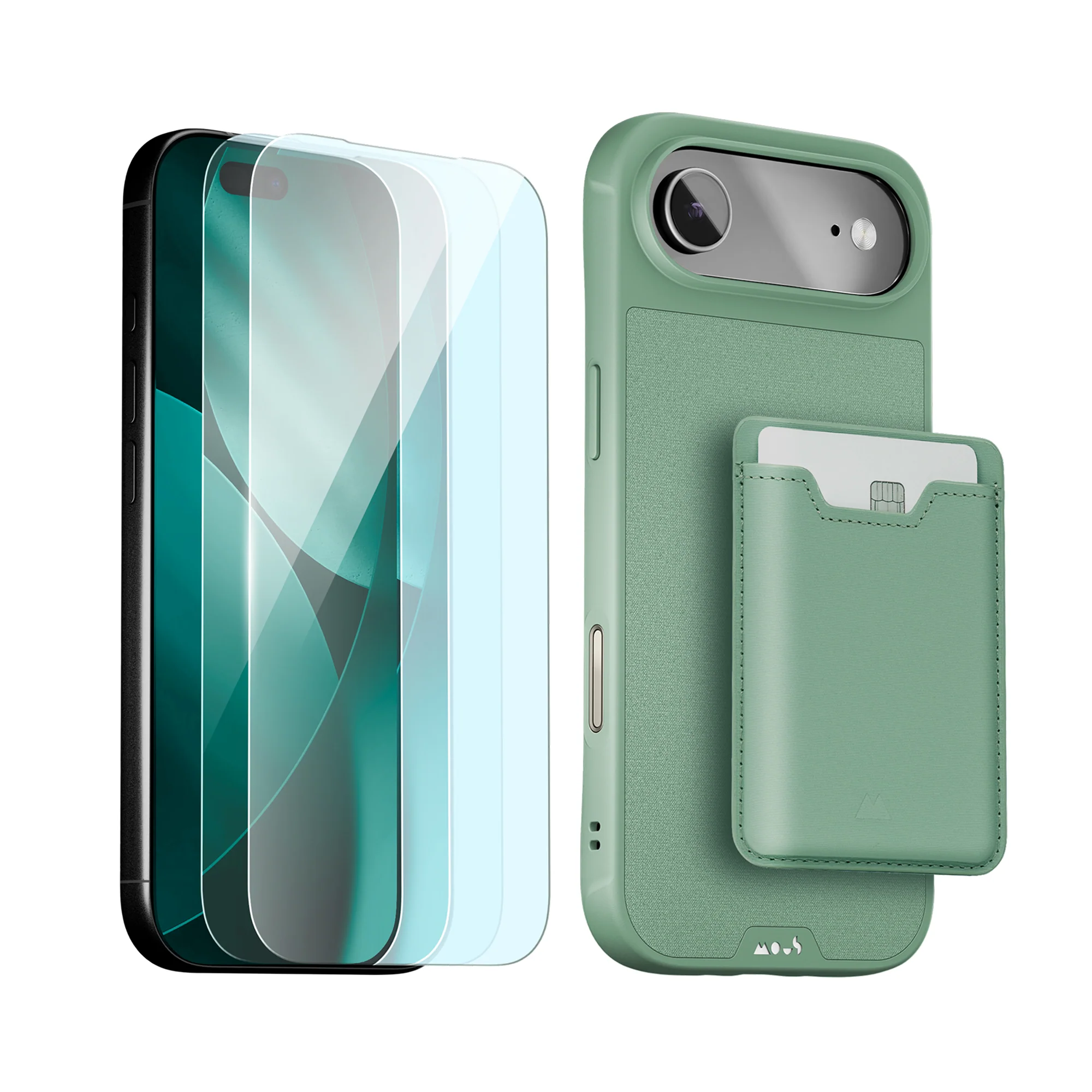 Sage Protective Case, Screen Protector and Card Wallet - Apple Starter Kit - Image 12