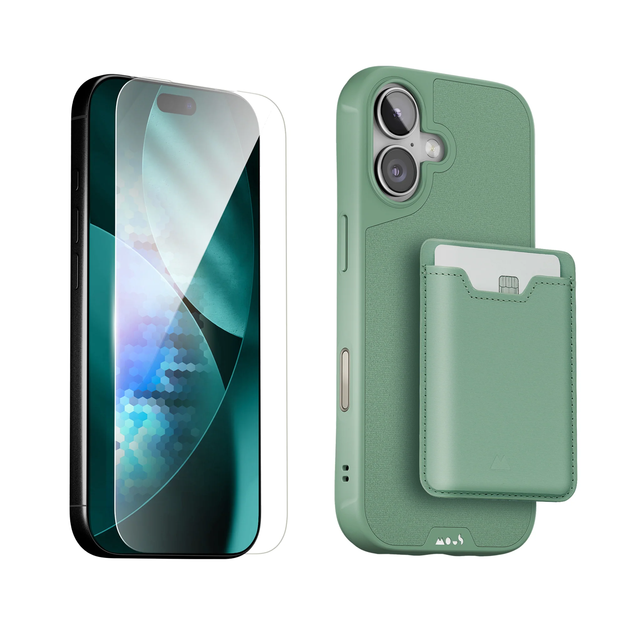 Sage Protective Case, Screen Protector and Card Wallet - Apple Starter Kit - Image 7