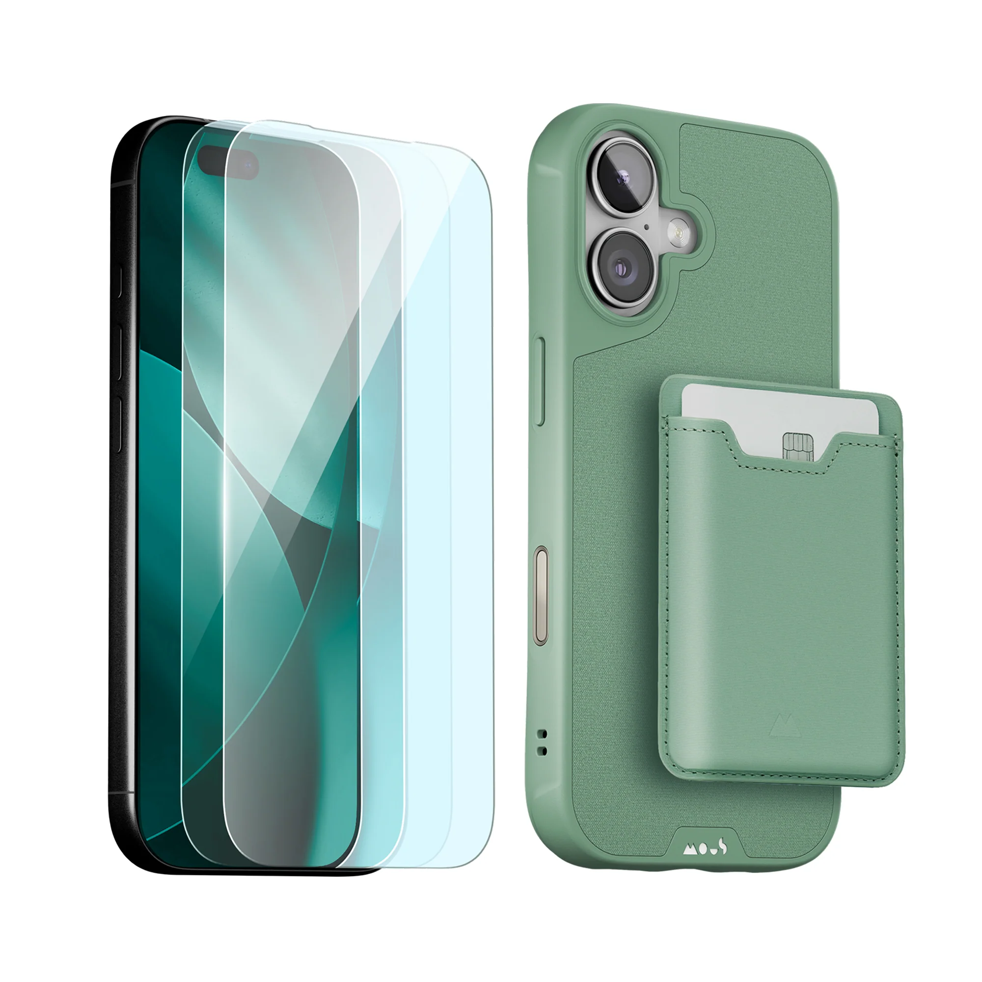 Sage Protective Case, Screen Protector and Card Wallet - Apple Starter Kit - Image 8