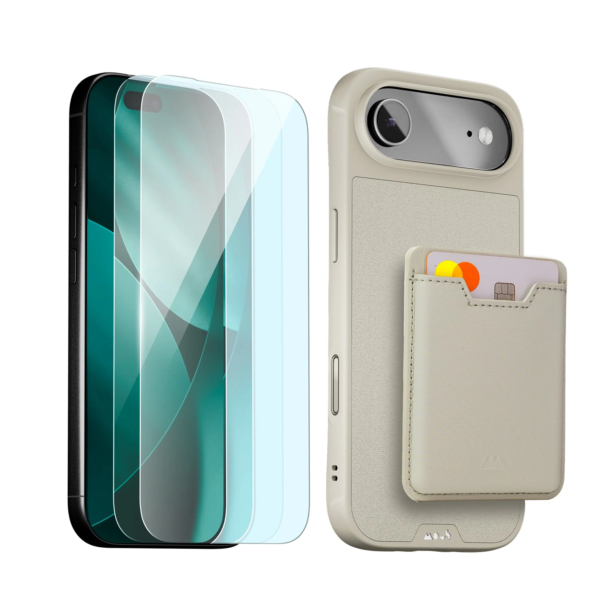 Stone Protective Case, Screen Protector and Card Wallet - Apple Starter Kit - Image 13