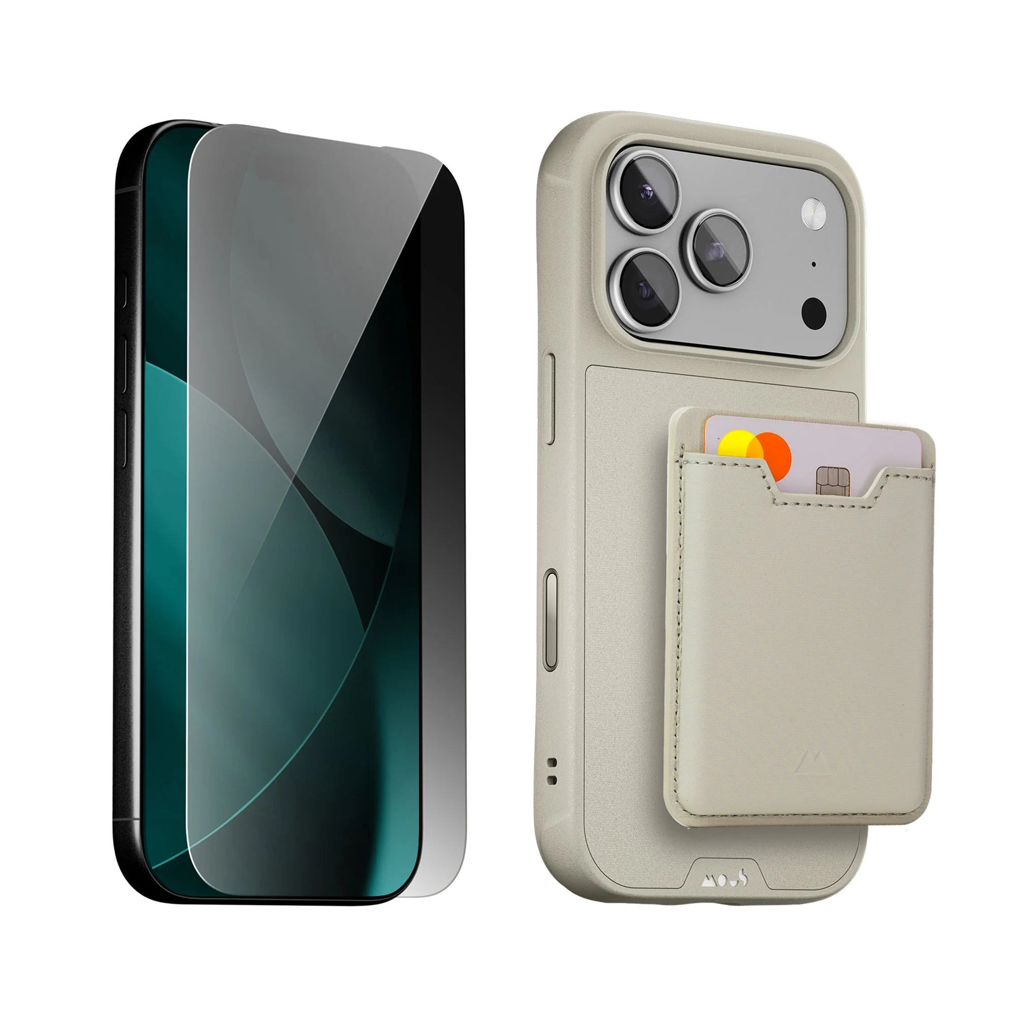 Stone Protective Case, Screen Protector and Card Wallet - Apple Starter Kit - Image 5