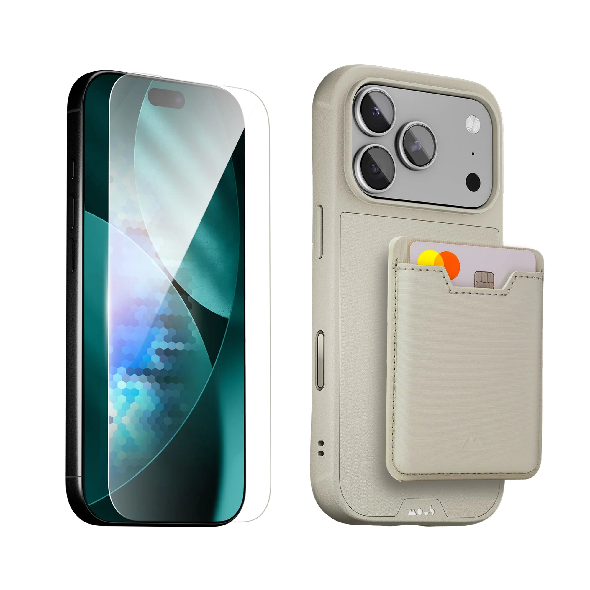 Stone Protective Case, Screen Protector and Card Wallet - Apple Starter Kit - Image 8