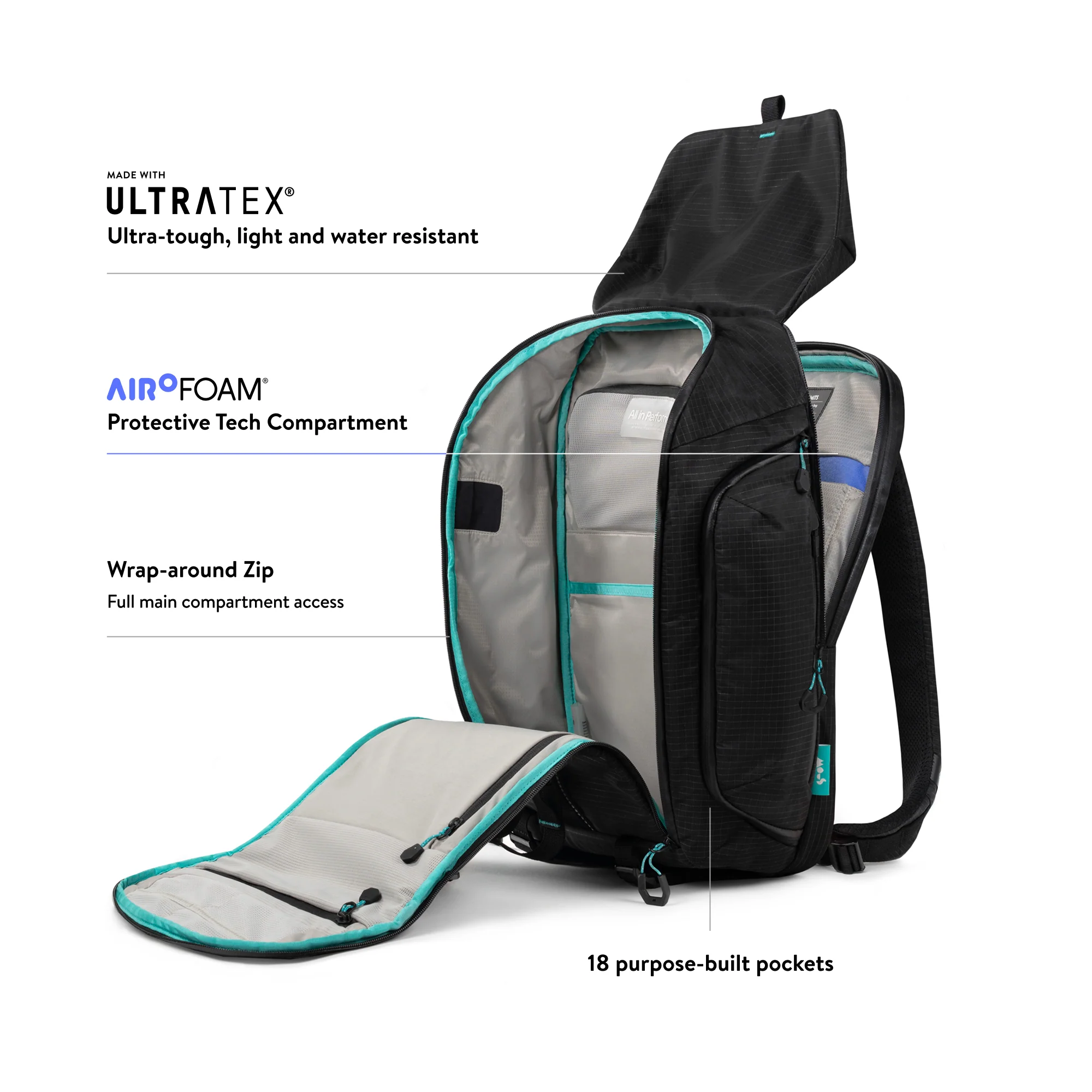 Protective Lid Backpack with UltraTex® - Optimal x Mercedes-AMG F1 Team - Image 4